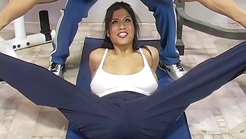 Alexis Amore Works Out At The Gym Until She Gets A Big Cock